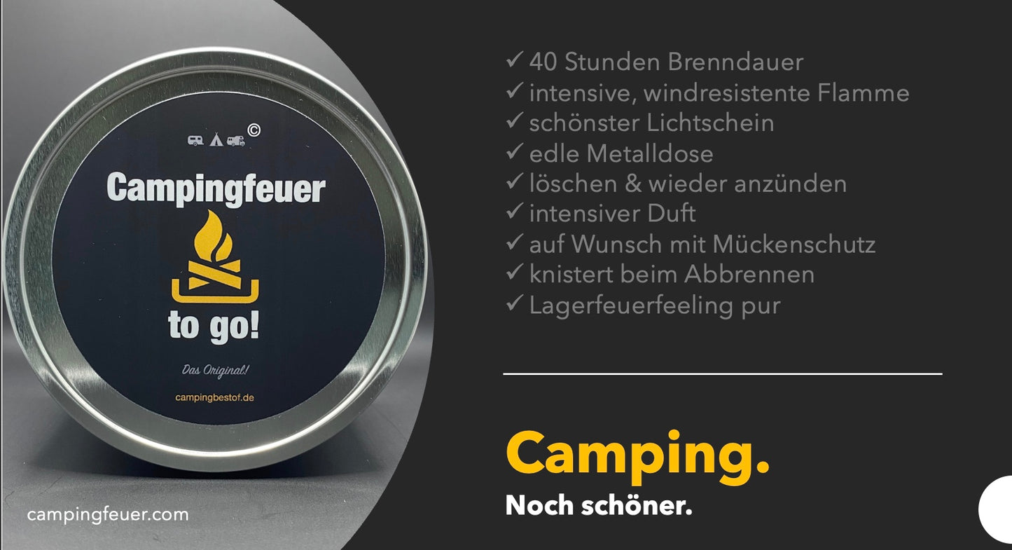 Campingfeuer to go! im Lagerfeuerstyle