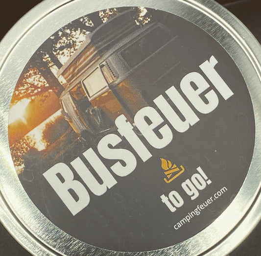 Dein Busfeuer to go! Bulli & Fire im Lagerfeuerstyle