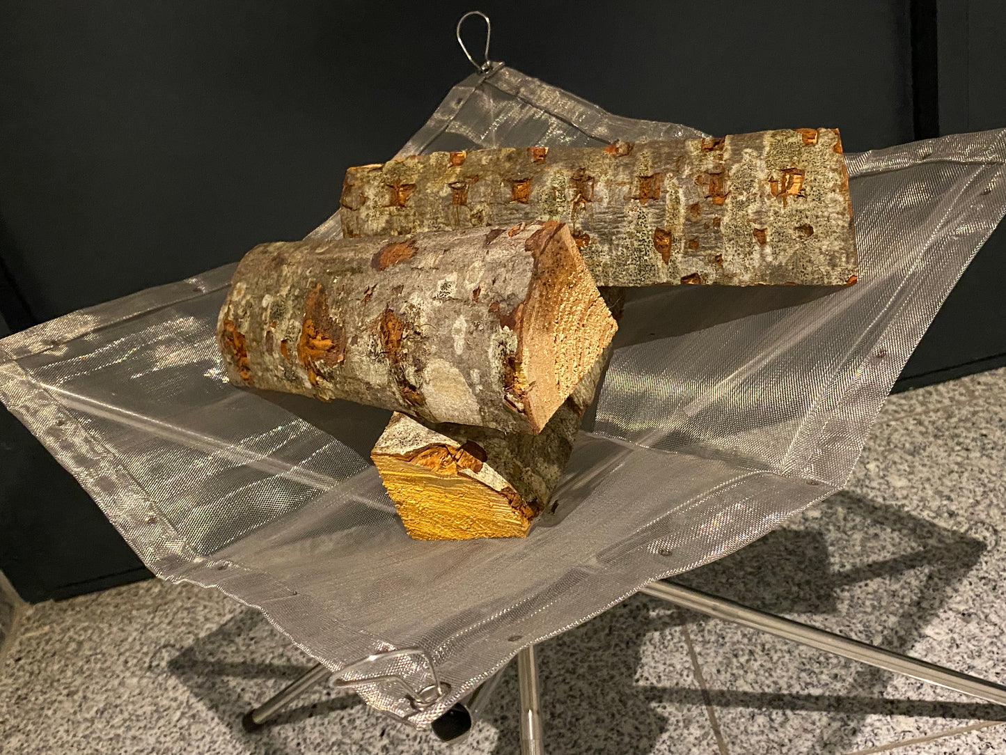 Portable Feuerschale to go! Feuernetz, schnell aufgebaut & leicht zu reinigen zum sensationellen Preis