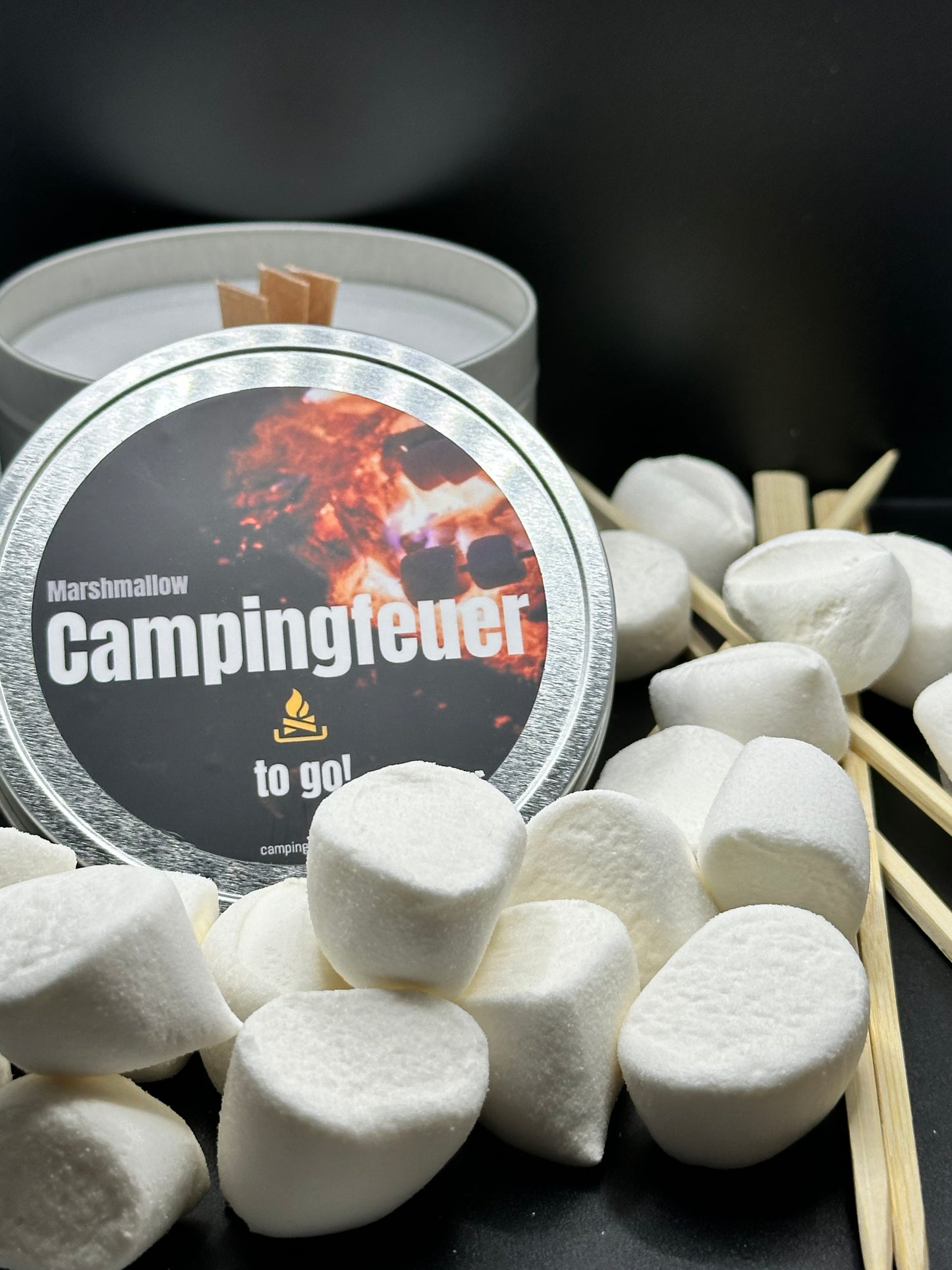 Campingfeuer-Marshmallow-Party to go! * Komplettset * CAMPERHIT!