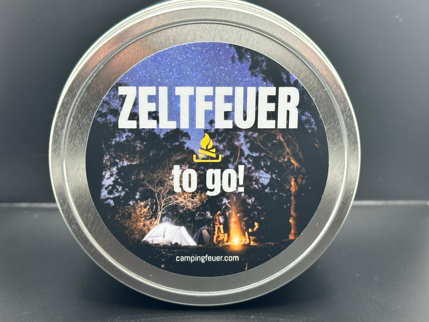 Zeltfeuer to go! als Lagerfeuer mit Holznote