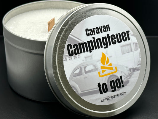 Dein Caravan Campingfeuer to go! im Lagerfeuerstyle mit Holzduft